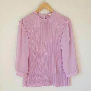 Romantic vintage sheer top